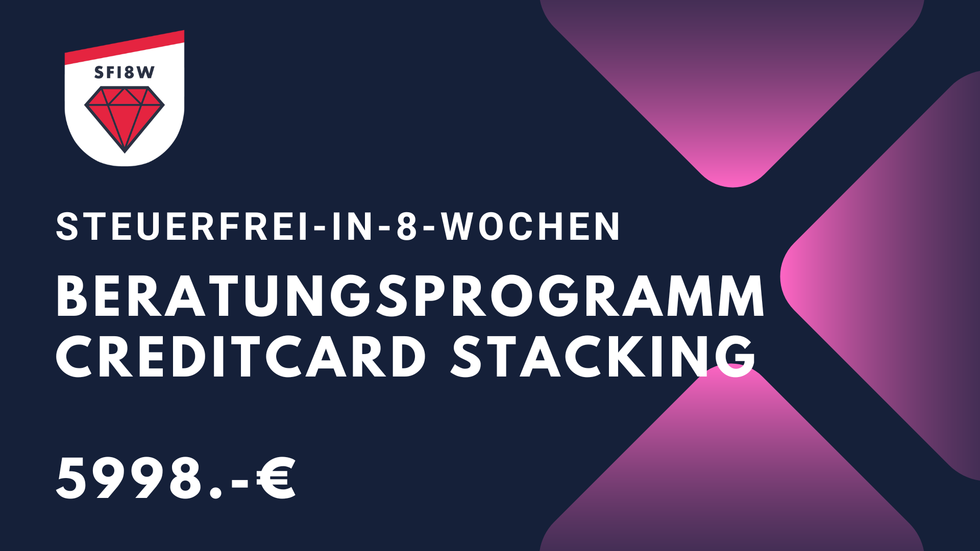 Steuerfrei in 8-Wochen Beratungsprogramm –> Creditcard Stacking – Credit Score